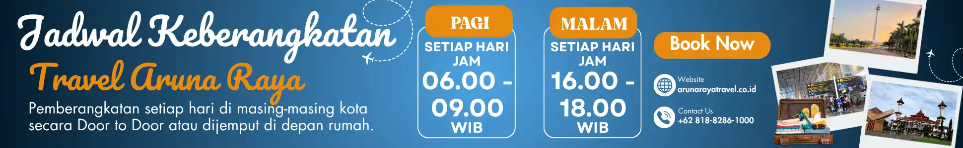 Jadwal Keberangkatan Layanan Travel Antar Kota Dari Jabodetabek Tujuan ke Cianjur Aruna Raya Travel