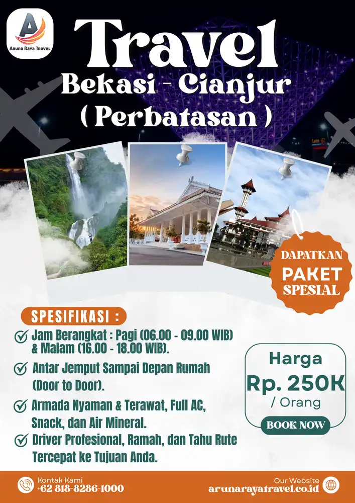 Travel Bekasi ke Perbatasan Cianjur