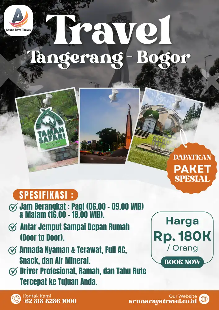 Travel Tangerang ke Bogor