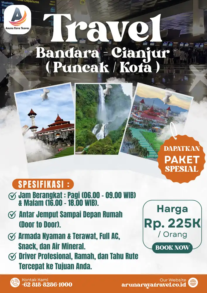 Travel Bandara Halim Perdanakusuma- Cianjur