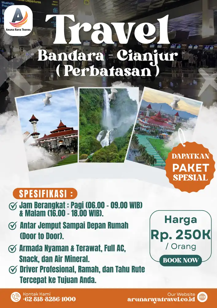 Travel Bandara Soekarno Hatta Cianjur Perbatasan
